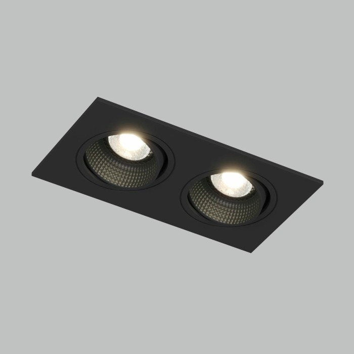 Встраиваемый светильник Denkirs Rodvig DK3072-BK