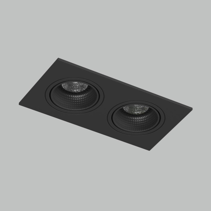 Встраиваемый светильник Denkirs Rodvig DK3072-BK