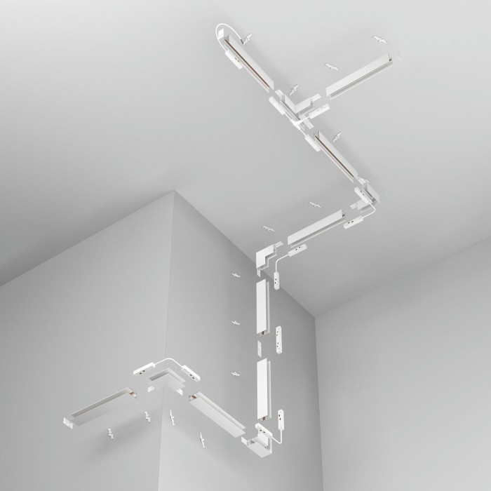 Шинопровод накладной/подвесной магнитный Maytoni Technical Exility Busbar trunkings TRX034-413W