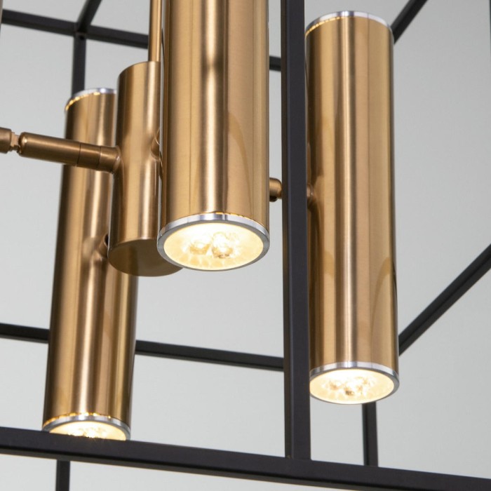 Подвесная люстра Eurosvet Adamson 70142/8 латунь