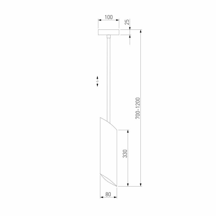 Подвесной светильник Eurosvet Dome Elegante 50245/1 черный