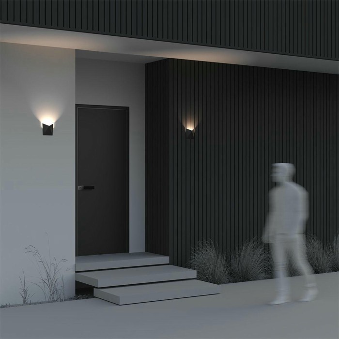 Уличный настенный светодиодный светильник Maytoni Beekman O802WL-L7B