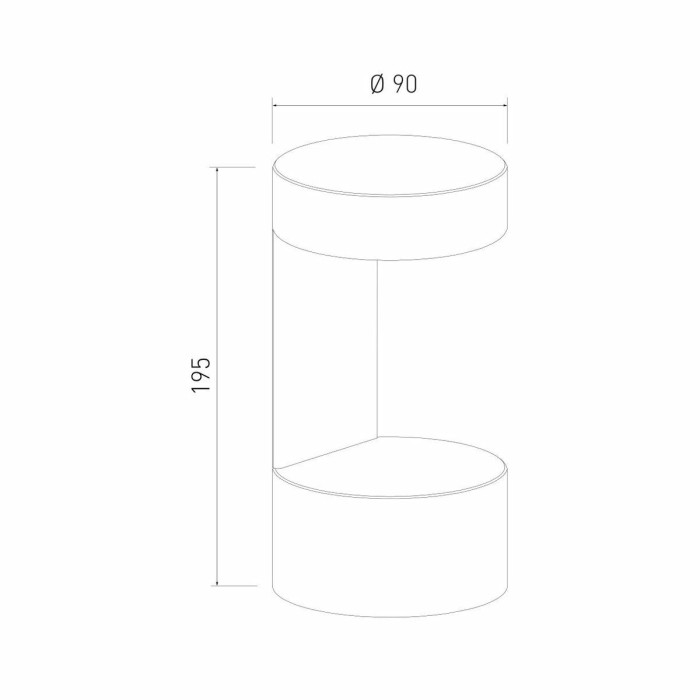 Уличный настенный светодиодный светильник Elektrostandard Nimbus 1540 Techno Led белый a053450