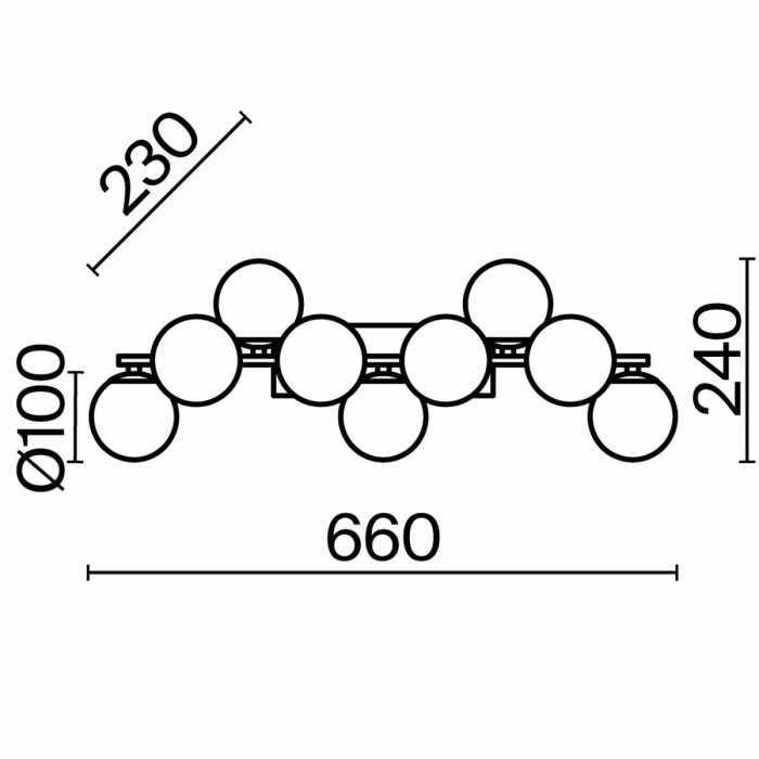 Бра Maytoni Dallas MOD547WL-09BS