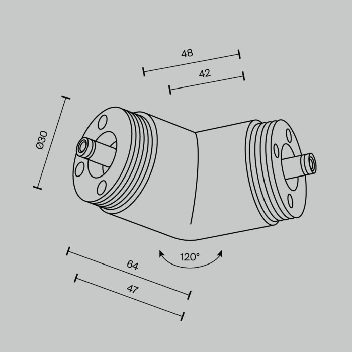 Аксессуар Maytoni Technical CA018LWC-B