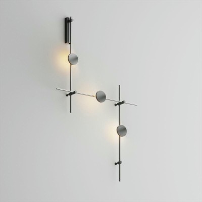 Основание настенное Wall для трековых светильников Maytoni Technical Flarity TFC-Flar-W01-B