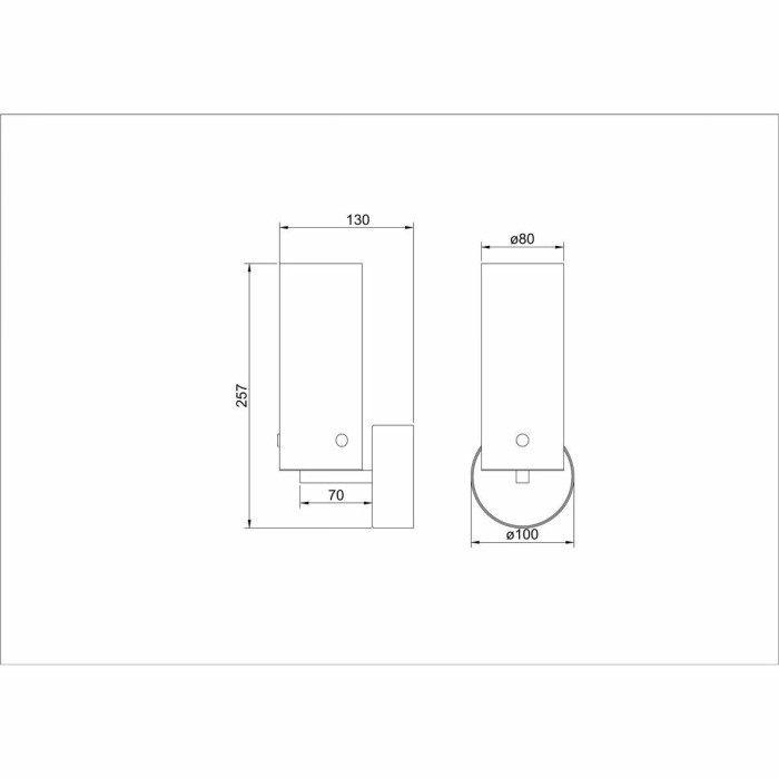 Бра Arte Lamp Lanterna A3606AP-8BK