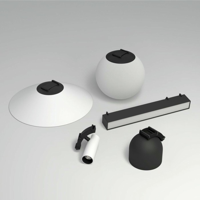 Трековый светильник Denkirs Belty Spot DK5546-BW+BK