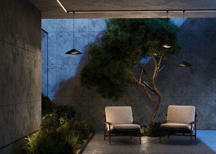 Уличный трековый светильник Maytoni Outdoor O-TR01-1-P-12WB3K