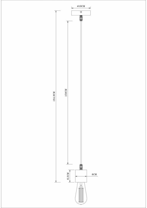Подвесной светильник Arte Lamp Mark A7048SP-1BK