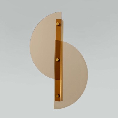 Настенный светодиодный светильник Eurosvet Colour 40160 LED янтарный