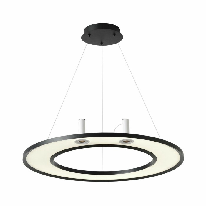 Подвесной светодиодный светильник Crystal Lux Contour SP50W Led Black