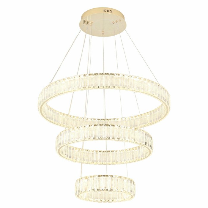 Подвесной светодиодный светильник Crystal Lux Musika SP150W Led Gold