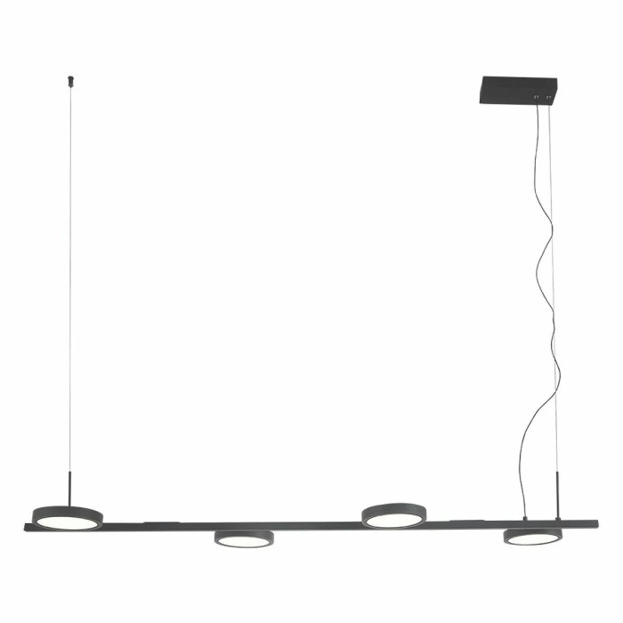 Подвесная светодиодная люстра Crystal Lux CLT 027C4 L1000 BL