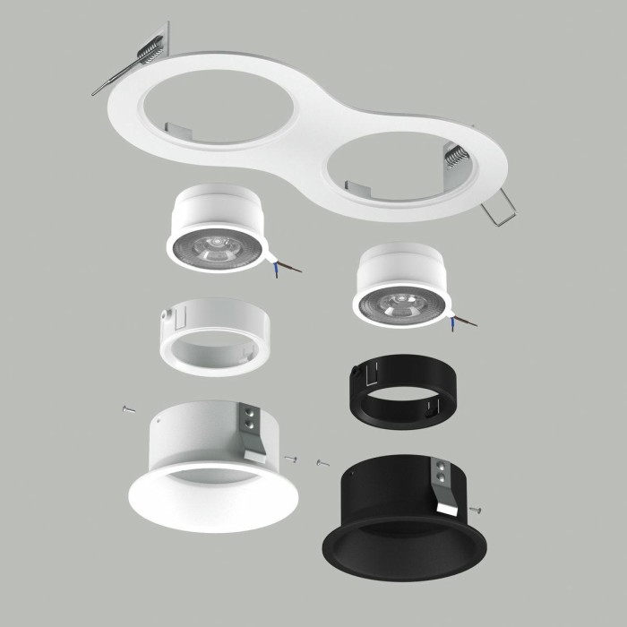 Комплект со светильником Lightstar Domino Round (214626+214606+214607+214006+214007) D6260607WBMOD