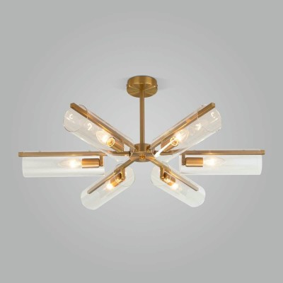 Потолочная люстра Eurosvet Trompeta 70144/6 латунь