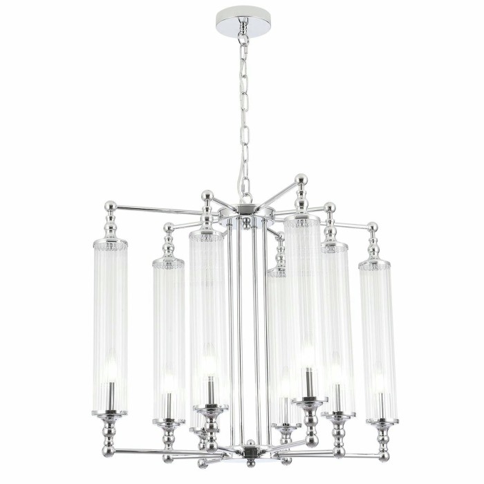 Подвесная люстра Crystal Lux Tomas SP8 D650 Chrome