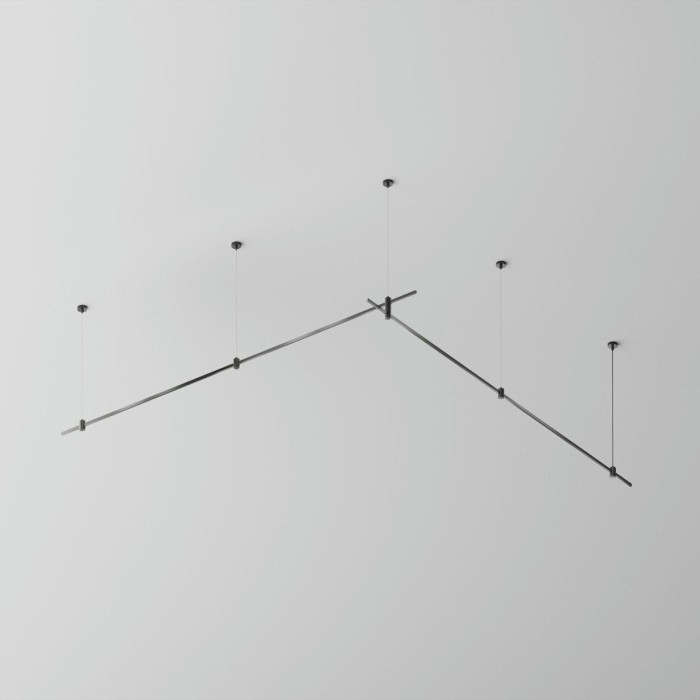 Основание на тросовых подвесах Hang для трековых светильников Maytoni Technical Flarity TFC-Flar-H06-B