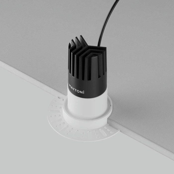 Встраиваемый светильник Maytoni Technical Dip DL120-10W-2.7K-TRS-W