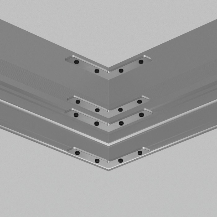 Соединитель угловой Denkirs Smart Slott TR2019-AL