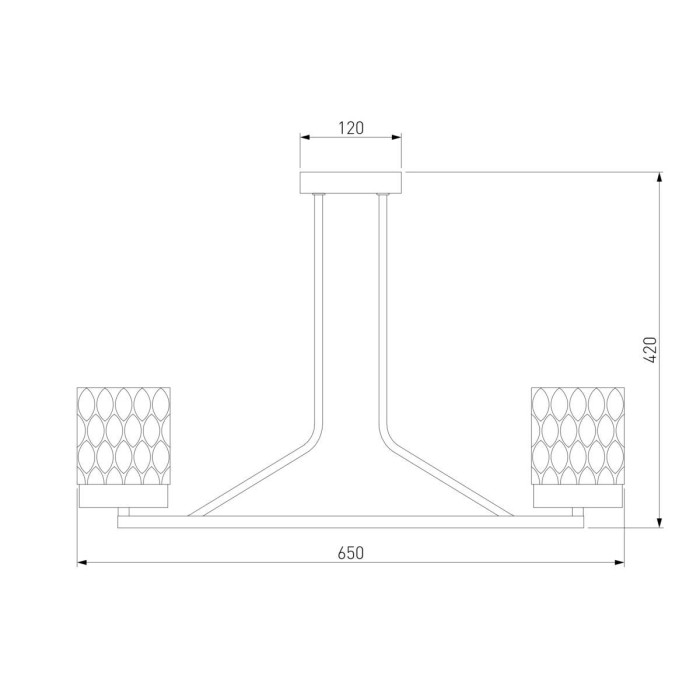 Потолочная люстра Eurosvet Calle 60127/6 хром