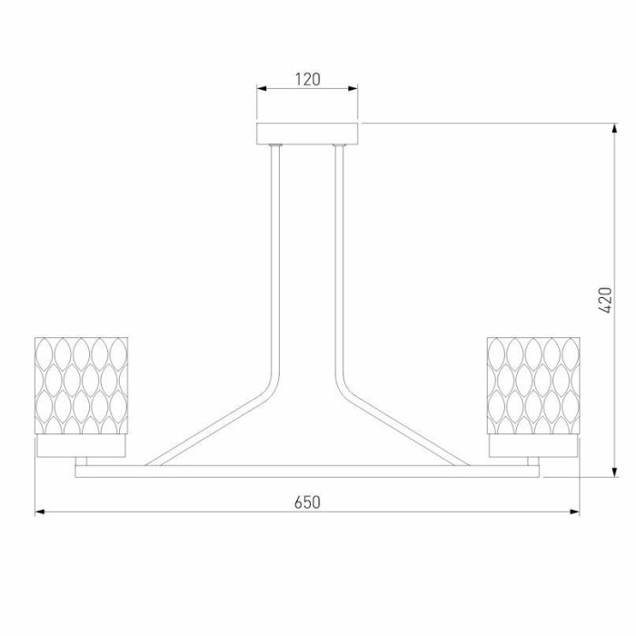 Потолочная люстра Eurosvet Calle 60127/6 хром