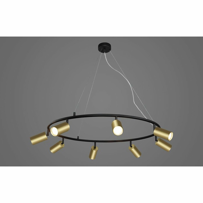 Подвесная люстра Crystal Lux CLT 015C8 D800 BL-GO