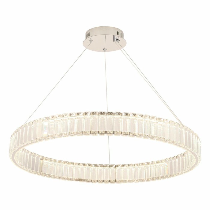 Подвесной светодиодный светильник Crystal Lux Musika SP70W Led Chrome