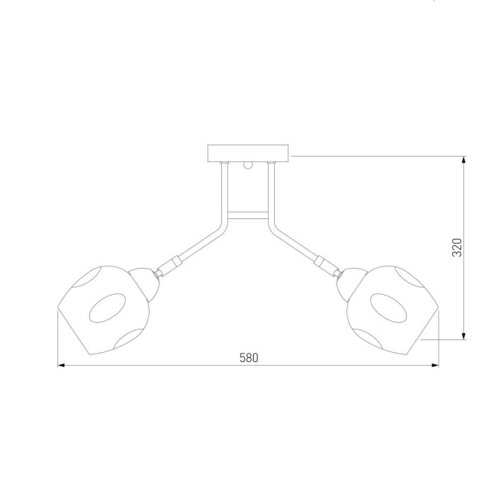 Потолочная люстра Eurosvet Marci 30164/5 хром