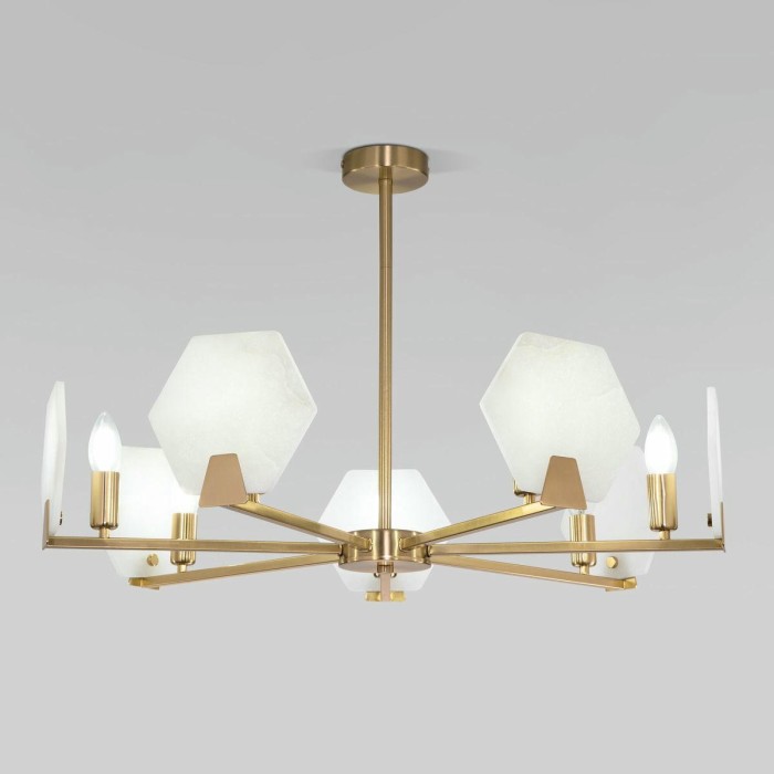 Потолочная люстра Eurosvet Marble 60158/7 латунь