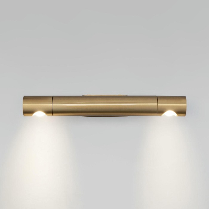 Настенный светодиодный светильник Eurosvet Tybee 40161 LED латунь