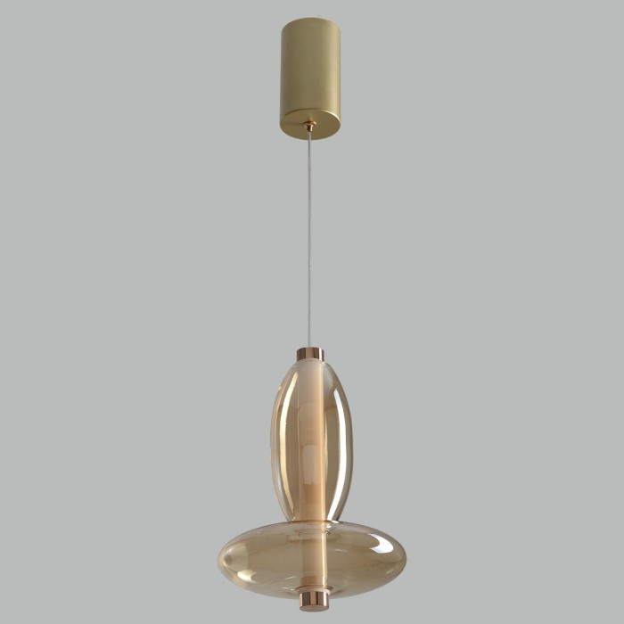 Подвесной светодиодный светильник Crystal Lux Quasar SP7W Led Amber