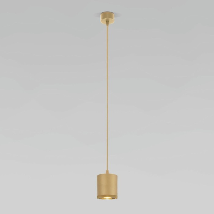 Подвесной светодиодный светильник Elektrostandard Lead 50243 LED золотой a062414