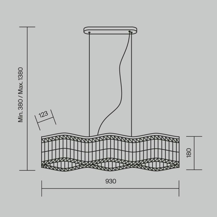 Подвесной светильник Maytoni Dune DIA005PL-06G