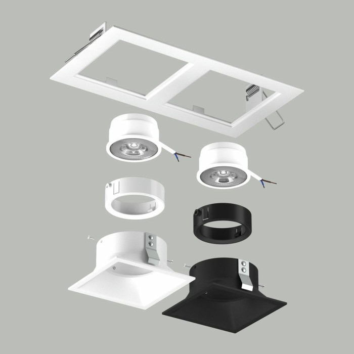 Комплект со светильником Lightstar Domino Quadro (214526+214506+214507+214006+214007) D5260607WBMOD