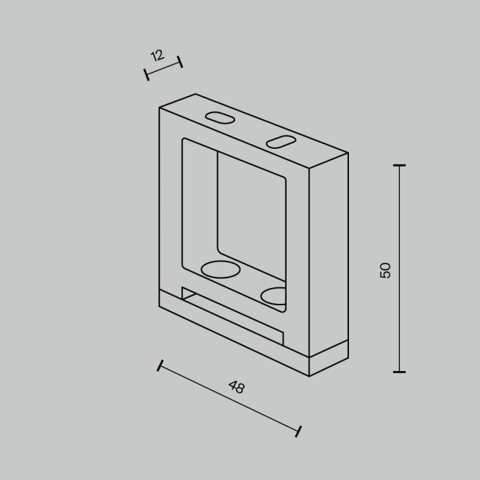 Крепеж для текстильной ленты Maytoni Technical TRA130BS-B-1