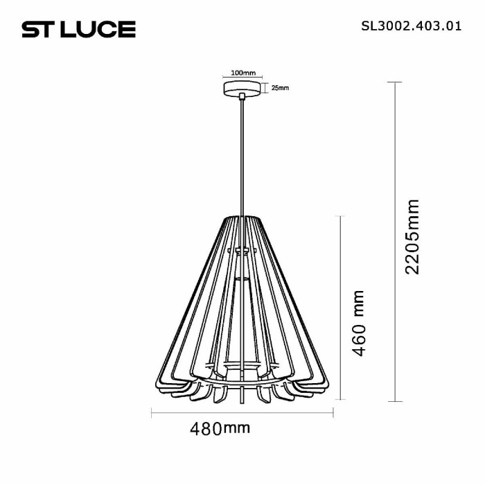 Подвесной светильник ST Luce Sentito SL3002.403.01