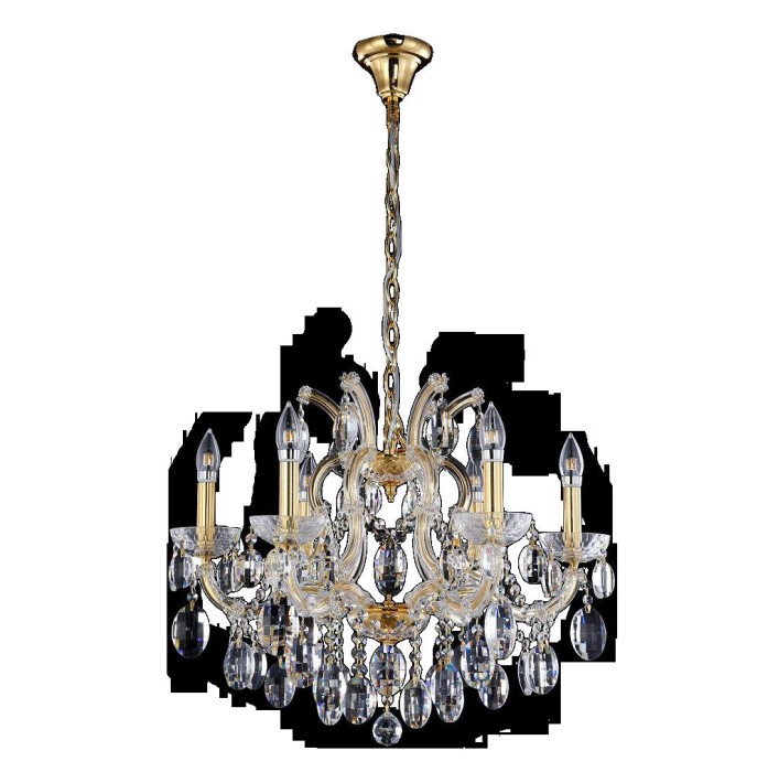 Подвесная люстра Crystal Lux Hollywood SP6 Gold