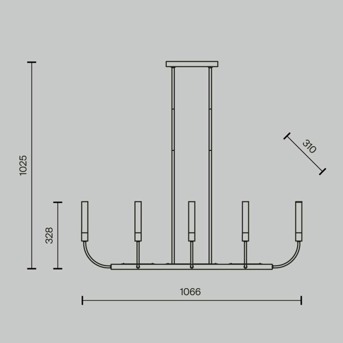 Подвесная люстра Maytoni Deja Vu MOD423CL-08C