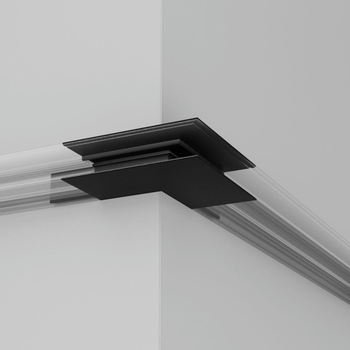 Коннектор L-образный Maytoni Technical Exility Busbur TRA034OCL-41B