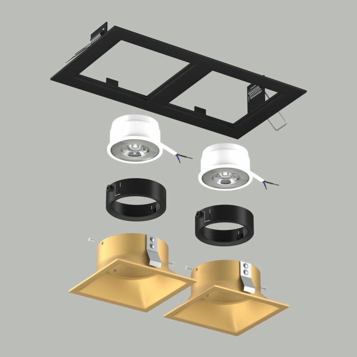 Комплект со светильником Lightstar Domino Quadro (214527+214503+214503+214007+214007) D5270303BMOD