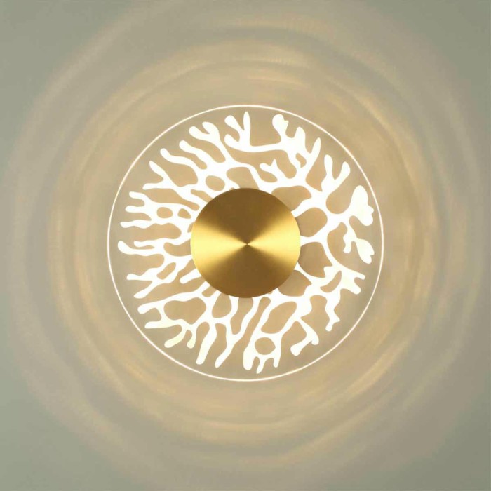 Настенный светодиодный светильник Odeon Light Midcent Solaris 6627/9WL