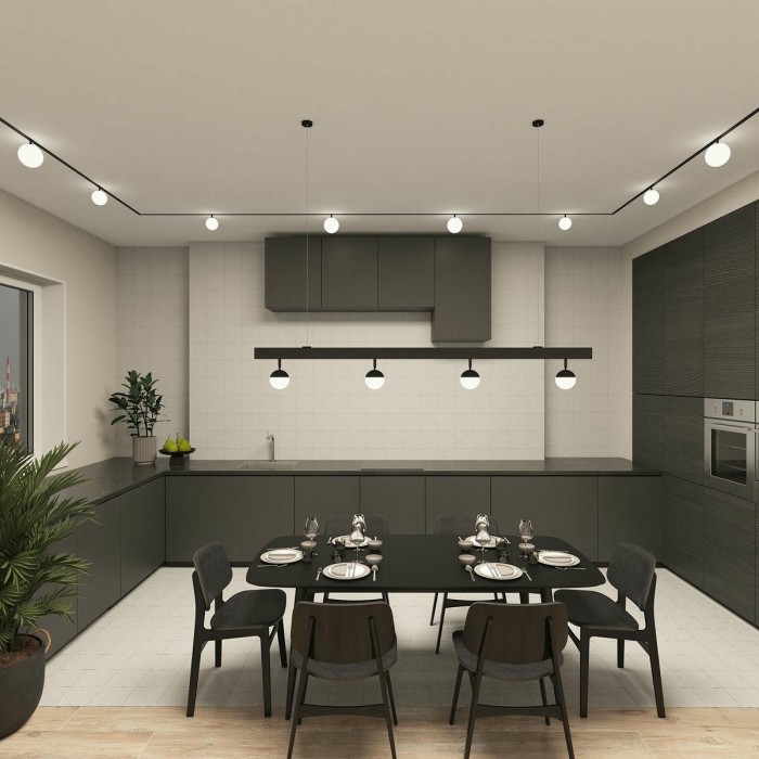 Трековый светодиодный светильник Denkirs Smart Moon DK8050-BK