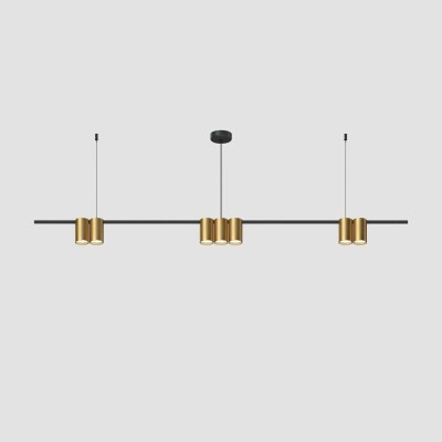 Подвесная люстра Denkirs Orbit DK4063-BK+SG