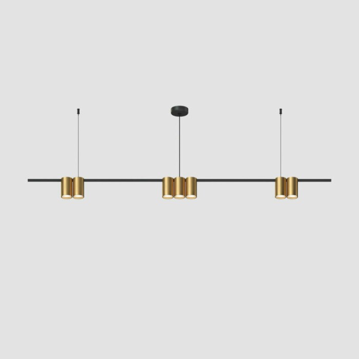 Подвесная люстра Denkirs Orbit DK4063-BK+SG