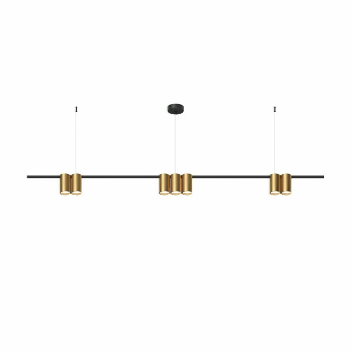Подвесная люстра Denkirs Orbit DK4063-BK+SG