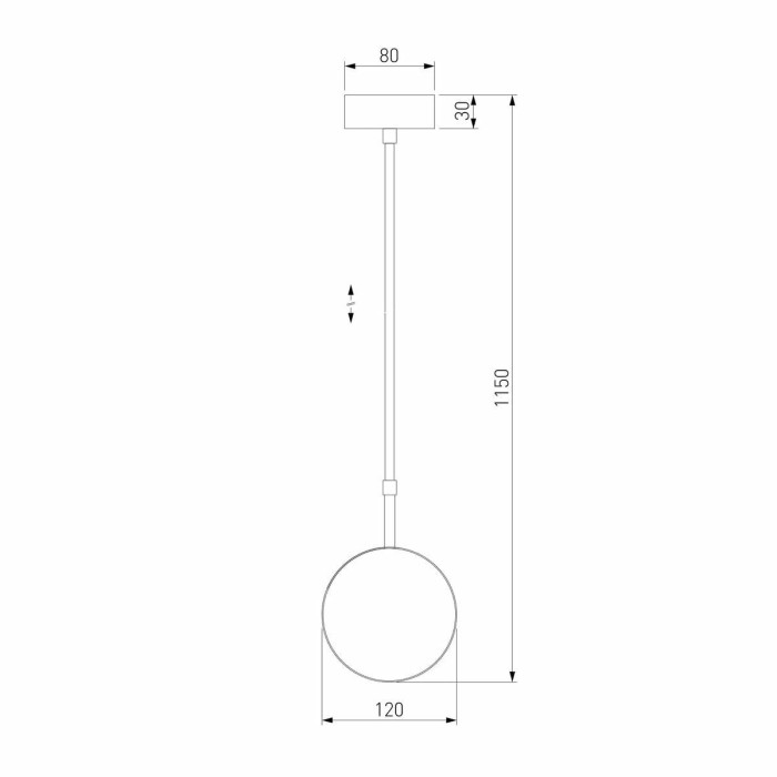Подвесной светильник Elektrostandard Grollo 50120/1 белый 4690389187155