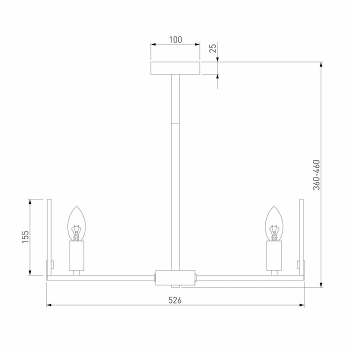 Потолочная люстра Eurosvet Marble 60158/5 латунь