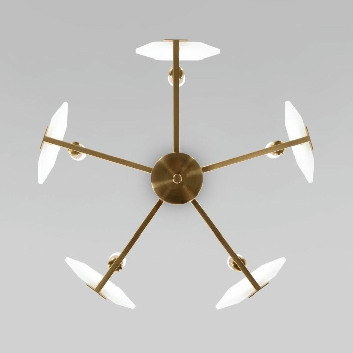 Потолочная люстра Eurosvet Marble 60158/5 латунь