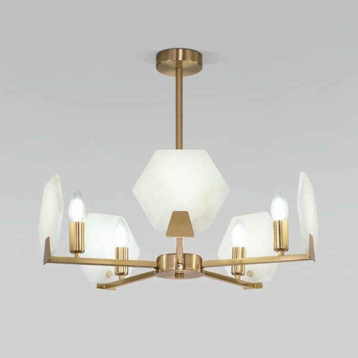 Потолочная люстра Eurosvet Marble 60158/5 латунь
